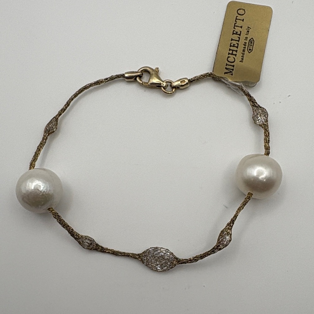 Micheletto Gold Mesh Bracelet
